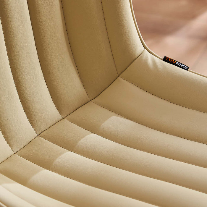 PU leather dining chairs