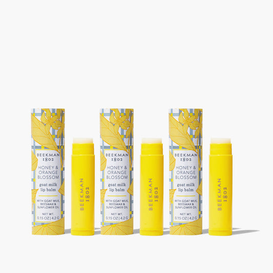 Honey & Orange Blossom 3-Pack Of Lip Balms
