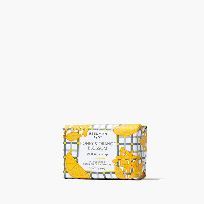 Honey & Orange Blossom Palm-Sized Goat Milk Soap
