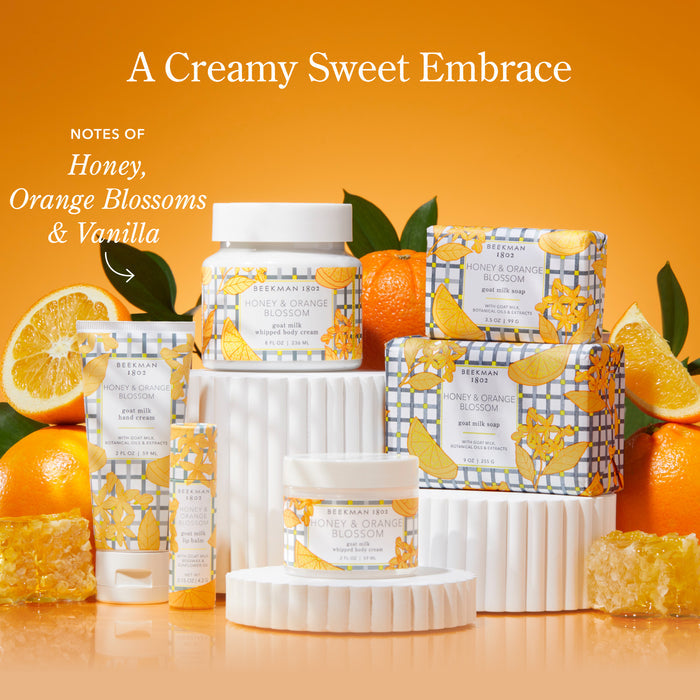 Honey & Orange Blossom Palm-Sized Goat Milk Soap