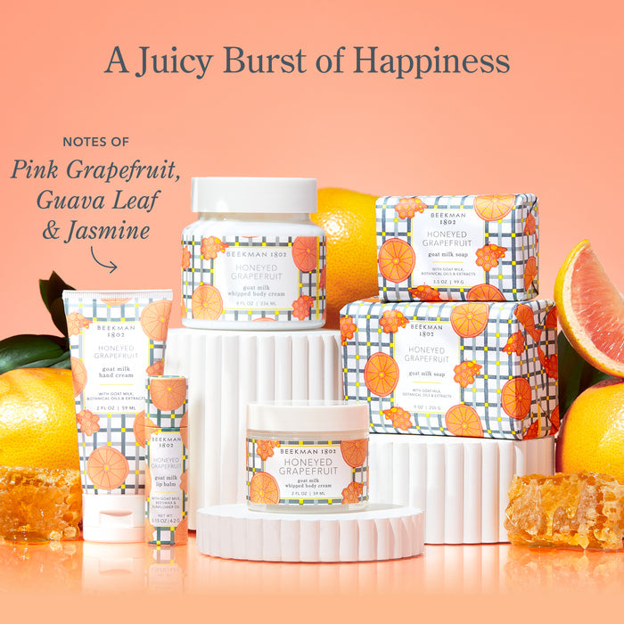 Honeyed Grapefruit Palm-Sized Goat Milk Soap