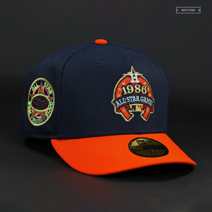 HOUSTON ASTROS 1968, 1986, 2004 ALL-STAR GAMES IN HOUSTON: A HISTORY NEW ERA FITTED CAP