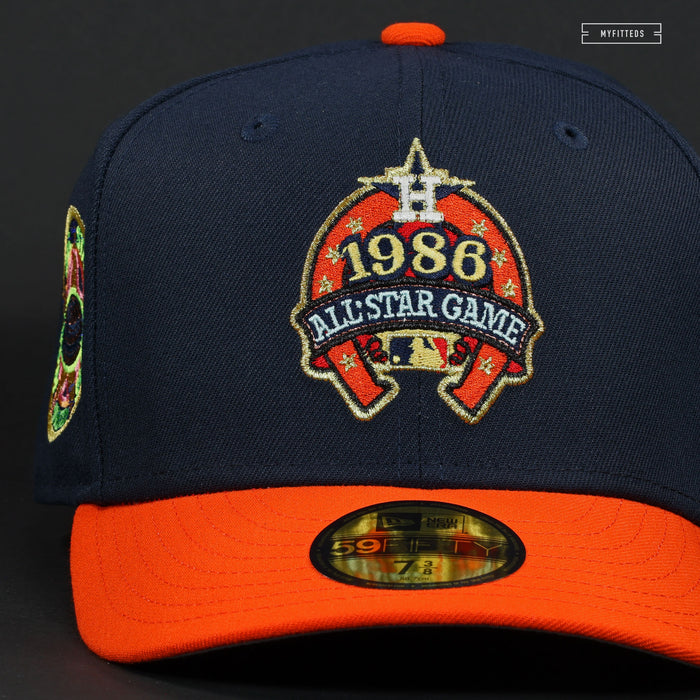 HOUSTON ASTROS 1968, 1986, 2004 ALL-STAR GAMES IN HOUSTON: A HISTORY NEW ERA FITTED CAP