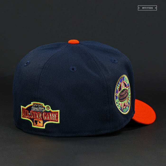 HOUSTON ASTROS 1968, 1986, 2004 ALL-STAR GAMES IN HOUSTON: A HISTORY NEW ERA FITTED CAP