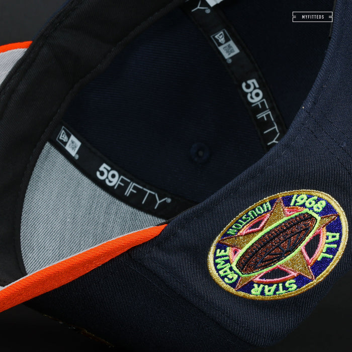 HOUSTON ASTROS 1968, 1986, 2004 ALL-STAR GAMES IN HOUSTON: A HISTORY NEW ERA FITTED CAP
