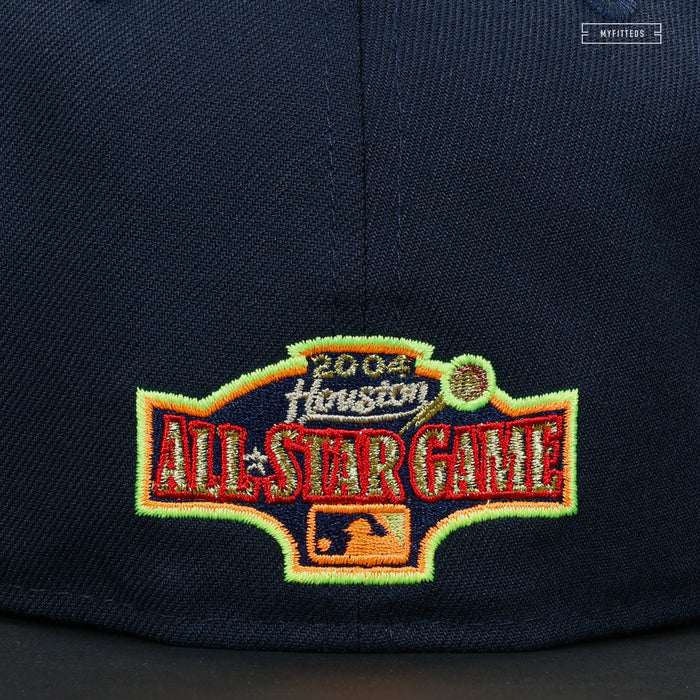 HOUSTON ASTROS 1968, 1986, 2004 ALL-STAR GAMES IN HOUSTON: A HISTORY NEW ERA FITTED CAP