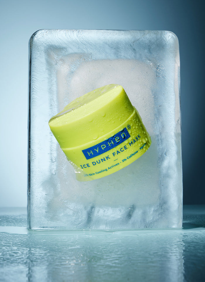 Hyphen ICE Dunk Cooling Face Mask 31% Cooling Actives - front pack shot