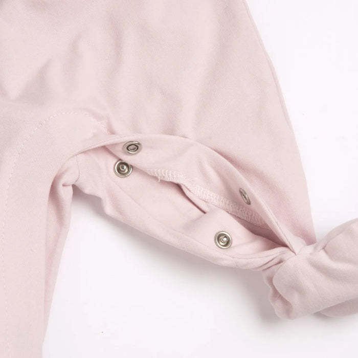 Infants Light Pink Embellished Leg Opening Babysuit