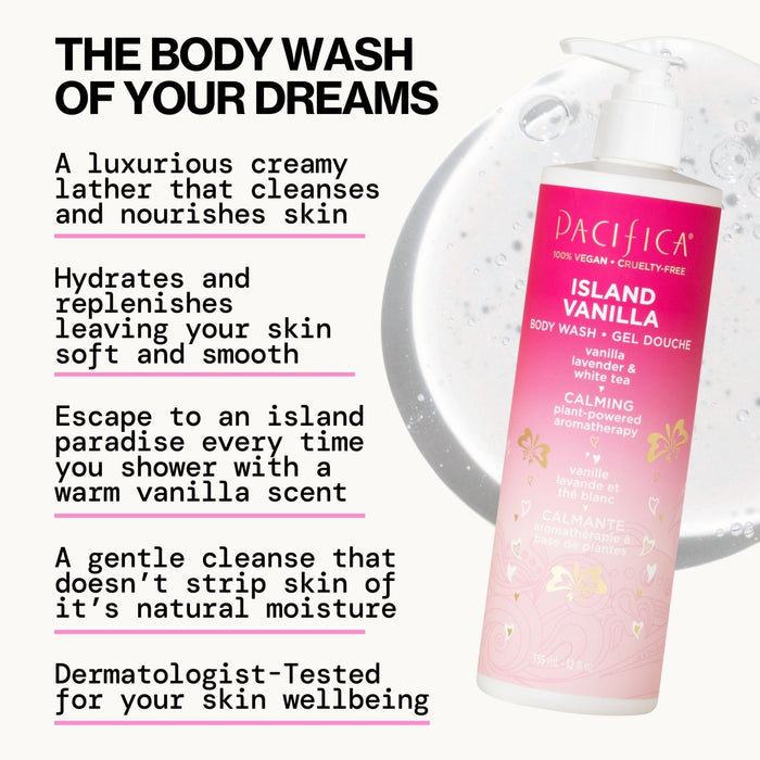 Island Vanilla Body Wash - Pacifica