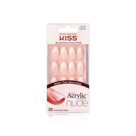 Kiss Acrylic Nude Nails – Kan06