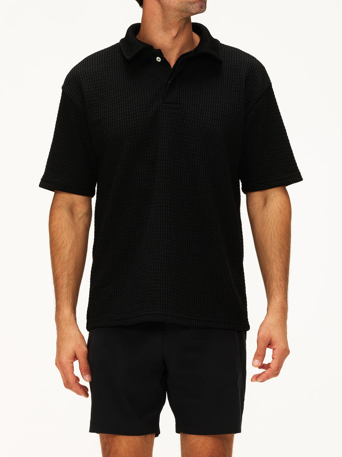 Krost Eco Rib Knit Short Sleeve Polo
