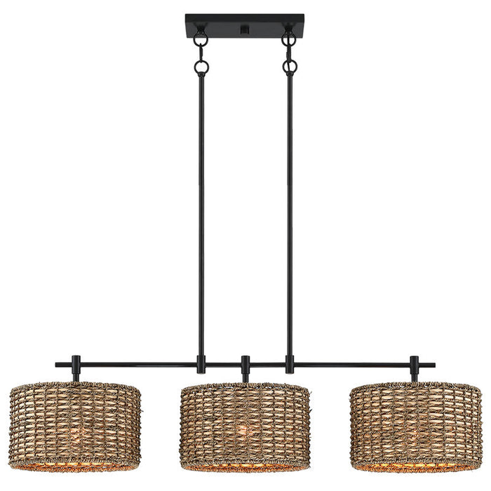 Lannister 3-Light Cylindrical Chandelier for Kitchen Island