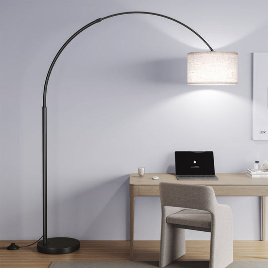 Large arched extendable floor lamp 82 in 82 in