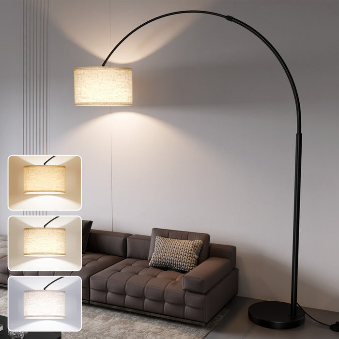 Large arched extendable floor lamp 82 in 82 in