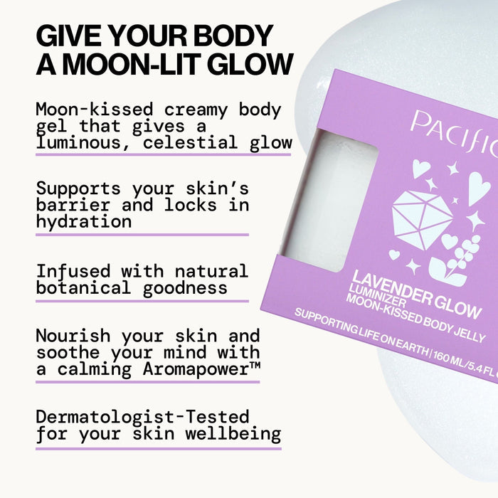 Lavender Glow Luminizer Moon - Kissed Body Jelly - Pacifica