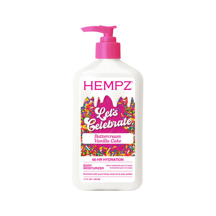 Hempz Celebration Buttercream Vanilla Cake Herbal Body Moisturizer