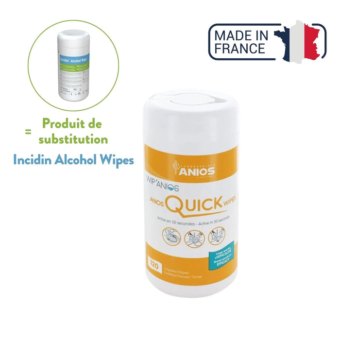 Linget'Anios Quick Wipes - Boite 120 Lingettes - Anios Anios
