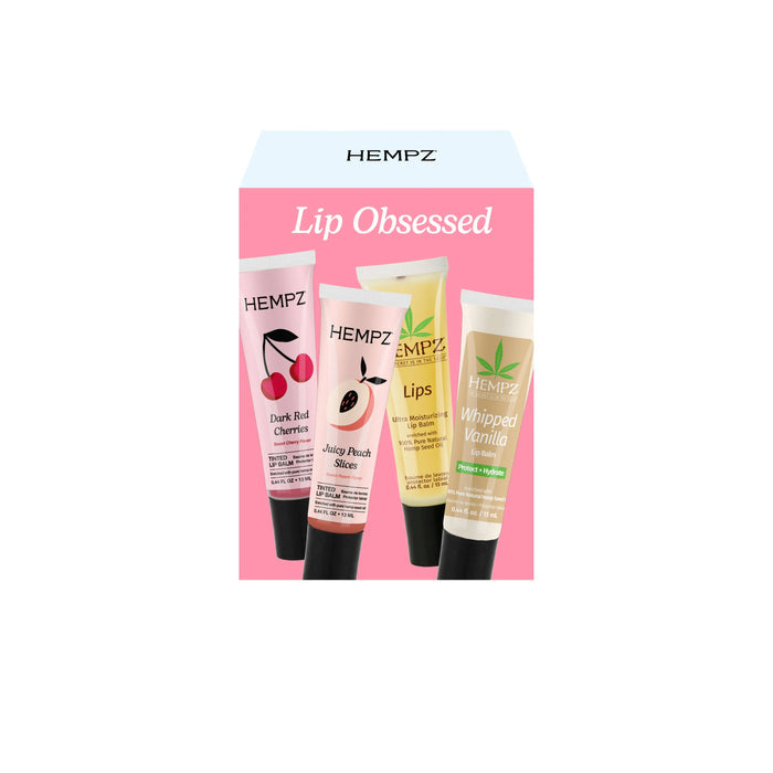 Lip Obsessed Moisturizing Lip Balm Set Hempz