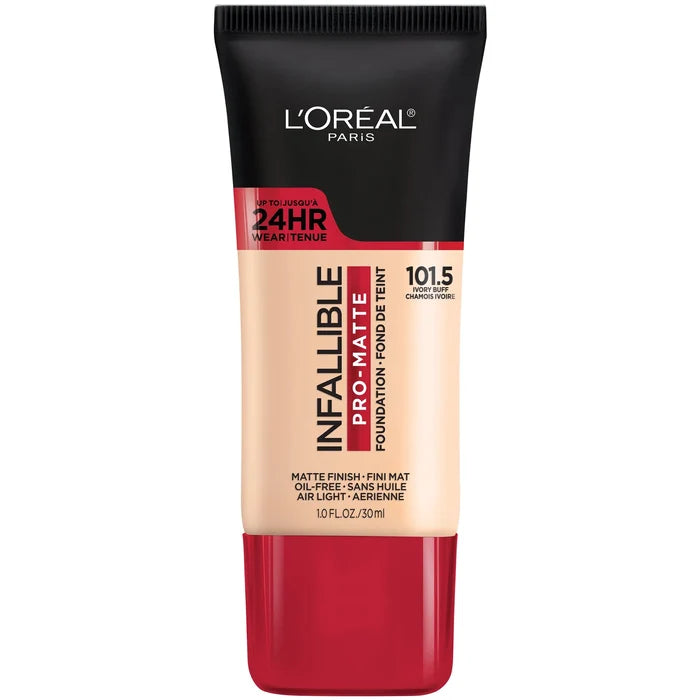 LOREAL infallible pro matt 24 hr foundation  كريم اساس مات من  لوريال
