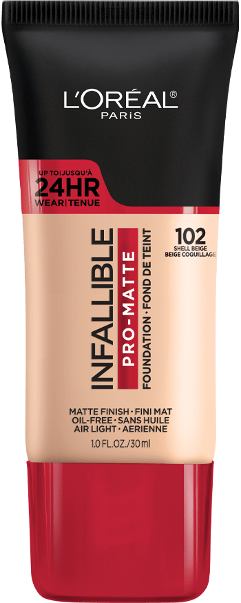 LOREAL infallible pro matt 24 hr foundation  كريم اساس مات من  لوريال