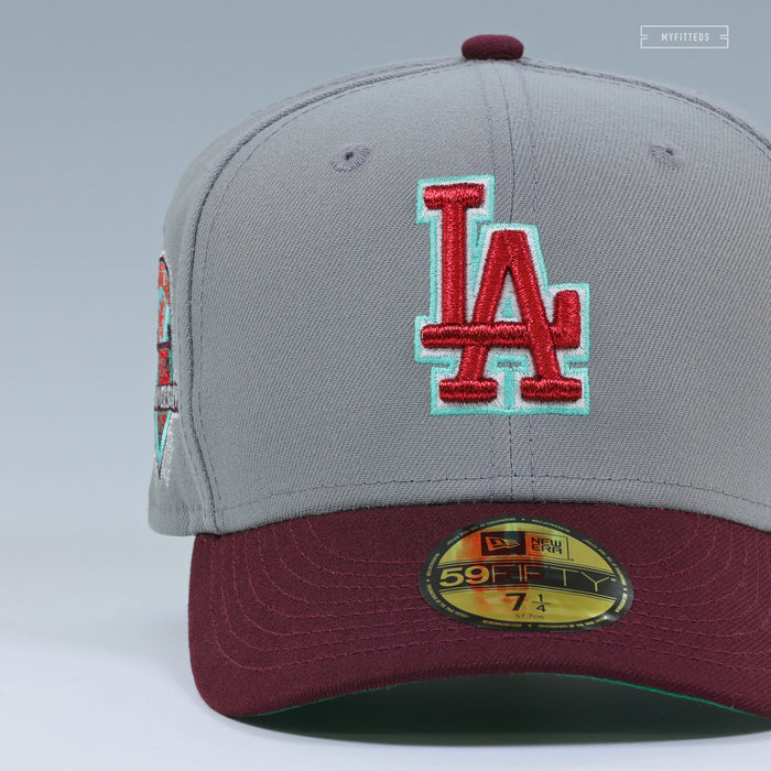 LOS ANGELES DODGERS 50TH ANNIVERSARY QUIET RIOT METAL HEALTH INSPIRED NEW ERA FITTED CAP