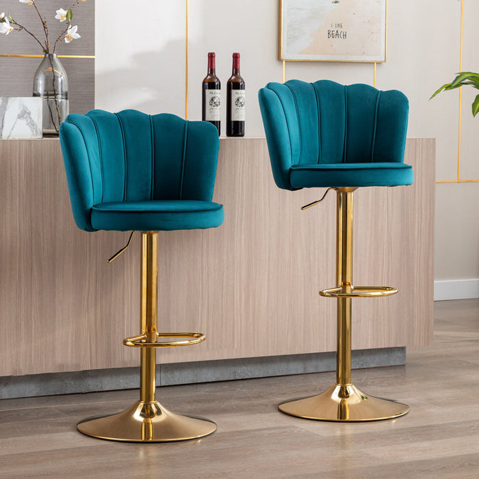 Ludka Adjustable Height Stool (Set of 2)