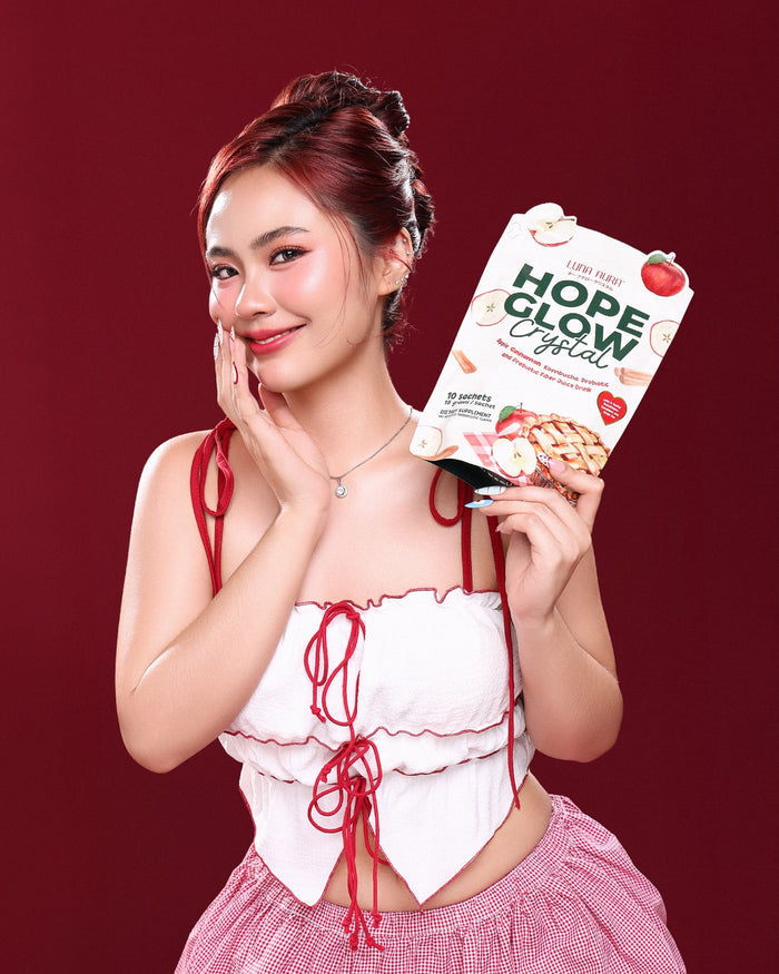 Luna Aura Hope Glow Crystal Apple Cinnamon 8 Sachets per pouch