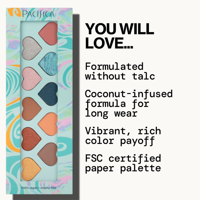 Malibu Eye Shadows Palette - Pacifica