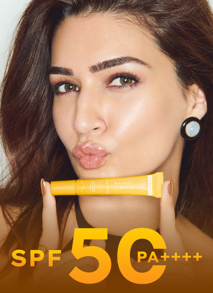 Hyphen Mango LIP Screen SPF 50 PA++++ With 2% Kojic Acid - back-of-pack ingredients panel