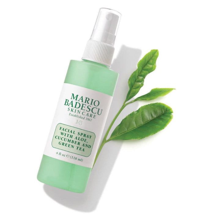 MARIO BADESCU Facial Spray With Aloe Cucumber, and Green Tea بخاخ الوجه بخلاصة الصبار والخيار والشاي الاخضر