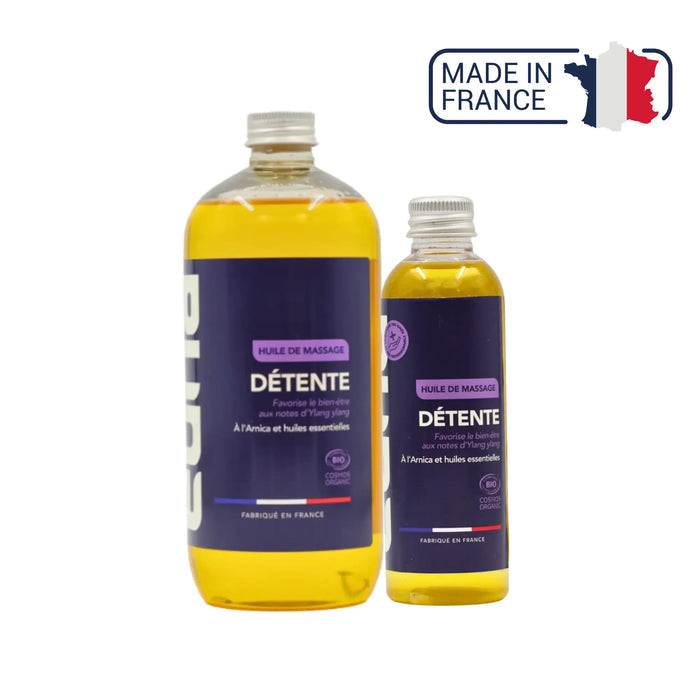 Massage oil - Relaxation - Organic - 2 capacities - Eona Eona