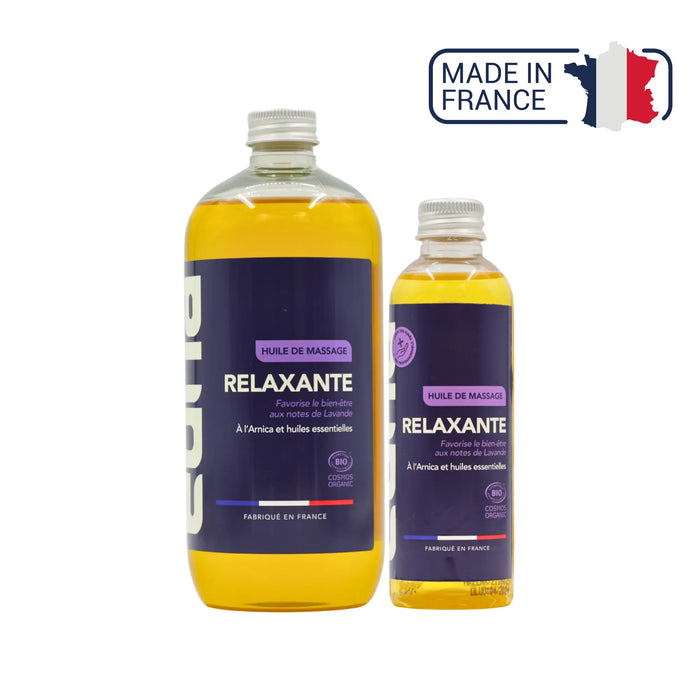 Massage oil - Relaxing - Organic - 2 capacities - Eona Eona