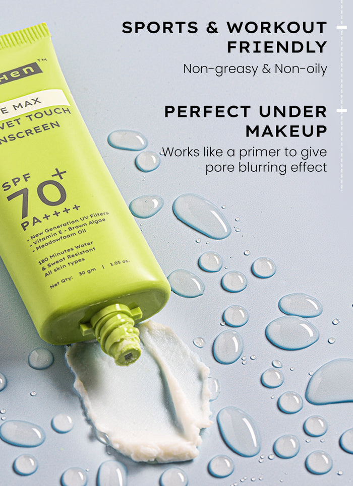 Hyphen Matte Max Velvet Touch Sunscreen SPF 70+ PA++++ - how to use directions and skincare routine fit