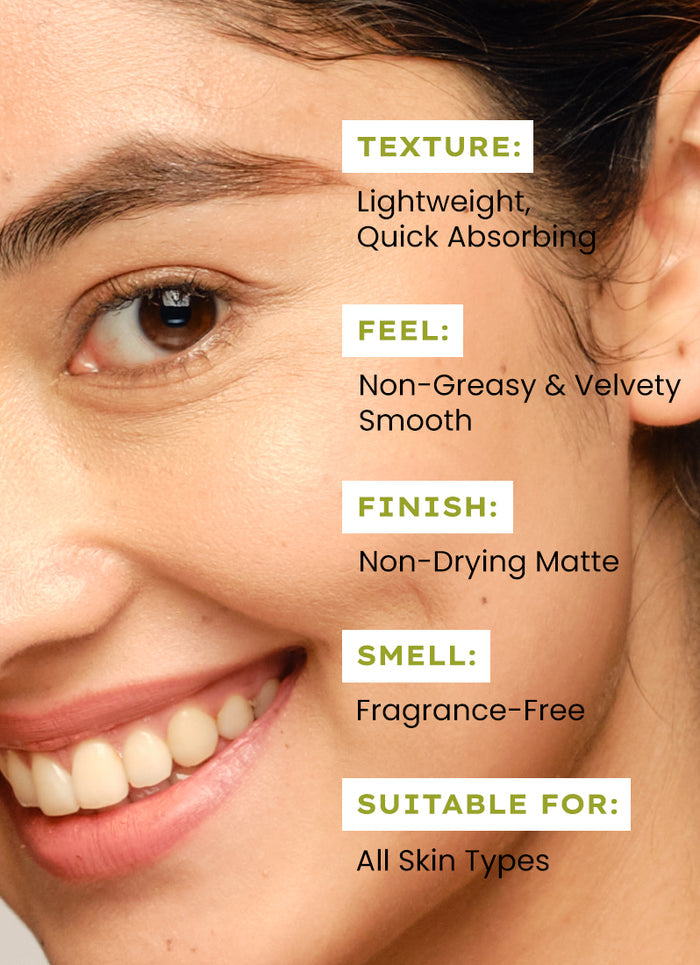 Hyphen Matte Max Velvet Touch Sunscreen SPF 70+ PA++++ - ingredient synergy and formulation chart