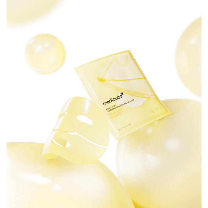 Medicube Kojic Acid Turmeric Brightening Gel Mask (4pcs) | GlamTouch UK