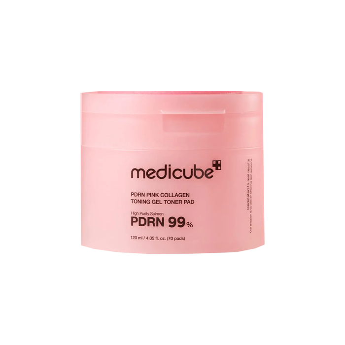Medicube PDRN Pink Collagen Toning Gel Toner Pad 70ea | GlamTouch UK