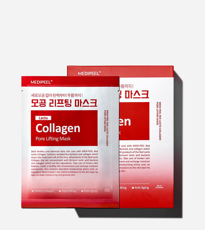 MediPeel Lacto Collagen Pore Lifting Mask 30ml 10ea - Komiko Beauty