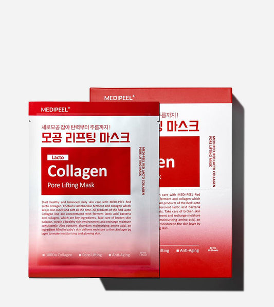 MediPeel Lacto Collagen Pore Lifting Mask 30ml 10ea - Komiko Beauty