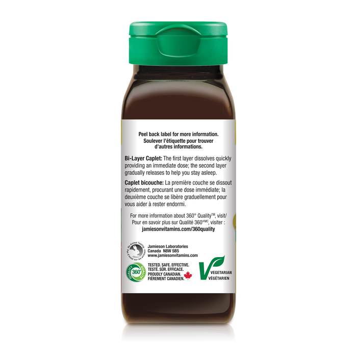 31000868 Jamieson Melatonin Timed Release 10 mg Caplet 9056_J_Melatonin_10mg_250cc_R2044_BTL_DIR