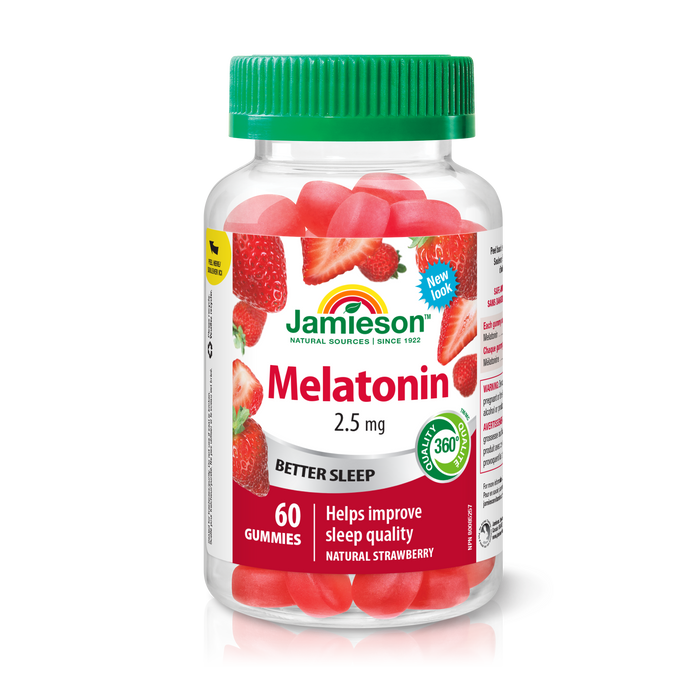 31000903 Jamieson Melatonin Gummies 2.5 mg 9131_R2094_GUM_Melatonin_250cc_BTL_MAIN