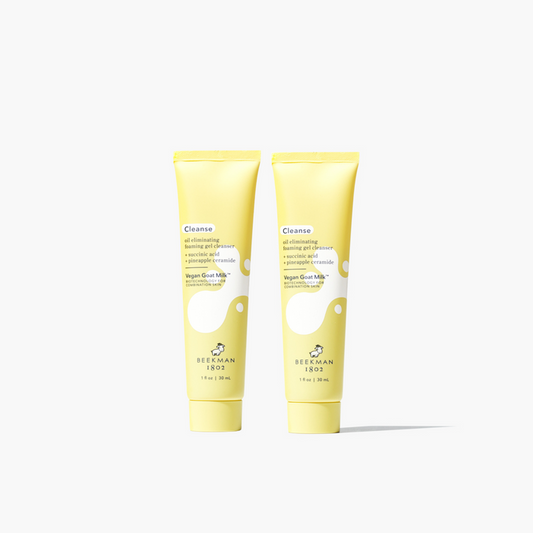 Mini Oil Eliminating Foaming Gel Cleanser Set of 2