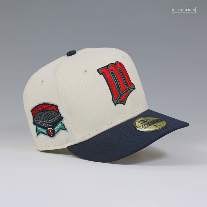 MINNESOTA TWINS HHH METRODOME 1982-2009 LITTLE BIG LEAGUE INSPIRED NEW ERA FITTED CAP