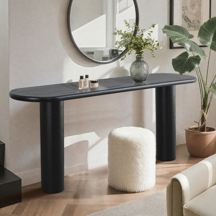 Modern Minimalist BAGUETTE  CONSOLE TABLE  60"