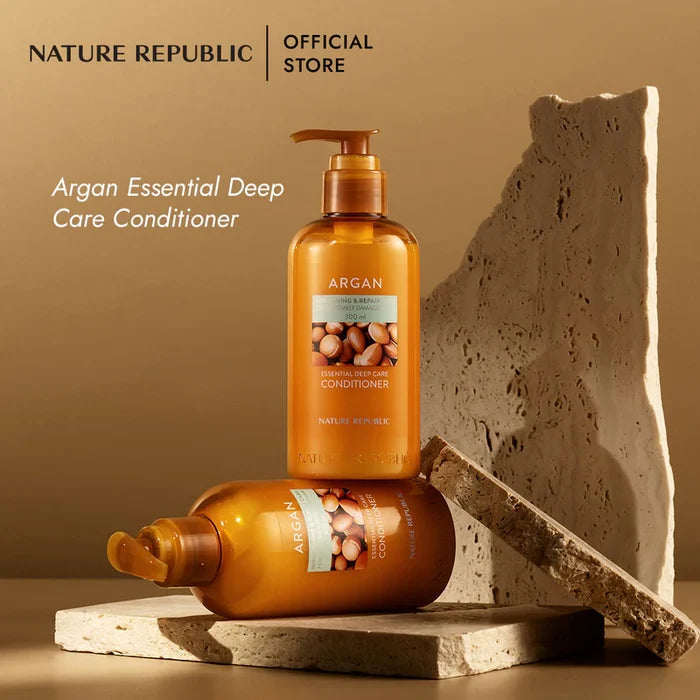 NATURE REPUBLIC Argan Essential Deep Care Conditioner بلسم الاركان للشعر من نيجر رببلك