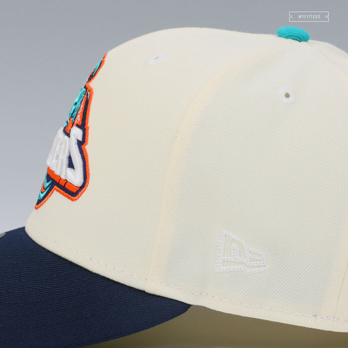 NEW YORK ISLANDERS GORTON'S FISHERMAN OFF WHITE NEW ERA FITTED CAP