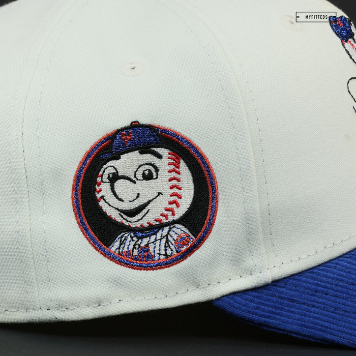 NEW YORK METS MR. MET "MASCOT PACK" NEW ERA FITTED CAP