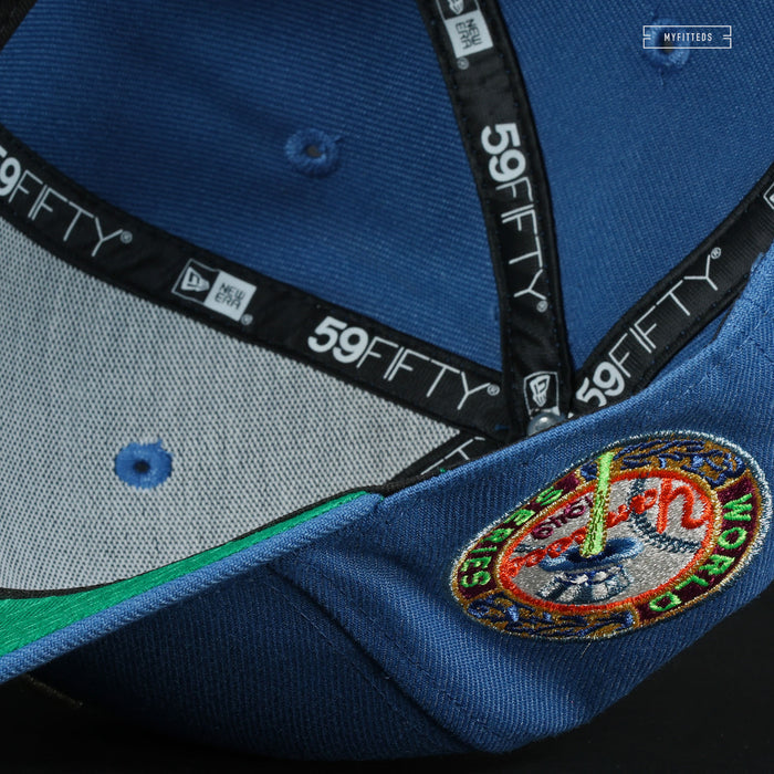 NEW YORK YANKEES 1949 WORLD SERIES LIGHT SERENE SLATE CURRENT LOGO NEW ERA HAT