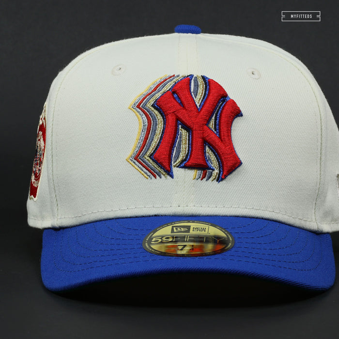 NEW YORK YANKEES 1977 ASG AND 1977 WS "NYC MARATHON INSPIRED" NEW ERA FITTED CAP