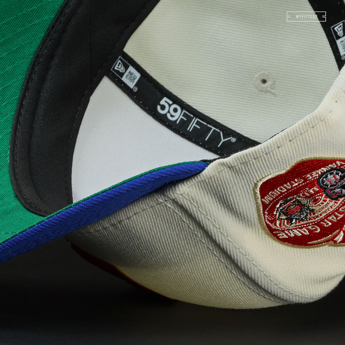 NEW YORK YANKEES 1977 ASG AND 1977 WS "NYC MARATHON INSPIRED" NEW ERA FITTED CAP