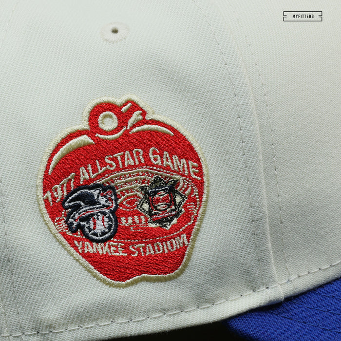 NEW YORK YANKEES 1977 ASG AND 1977 WS "NYC MARATHON INSPIRED" NEW ERA FITTED CAP